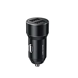 Автомобильное зарядное устройство WK 15w 2xUSB-A ports car charger black (WP-C36) - фото Автомобильное зарядное устройство WK 15w 2xUSB-A ports car charger black (WP-C36)