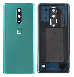 Задняя крышка корпуса OnePlus 8 со стеклом камеры Glacial Green - фото Задняя крышка корпуса OnePlus 8 со стеклом камеры Glacial Green