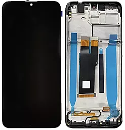 Дисплей Nokia 2.3 Dual Sim (TA-1206) с тачскрином и рамкой, оригинал,  Black