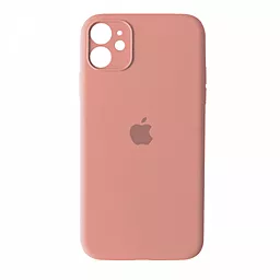 {"ru": "Чехол", "uk": "Чохол"} Silicone Case Full Camera for Apple iPhone 11 Light Pink