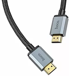 Видеокабель US03 HDMI to HDMI 2.0 4K HD 3M black Hoco - фото Видеокабель US03 HDMI to HDMI 2.0 4K HD 3M black Hoco