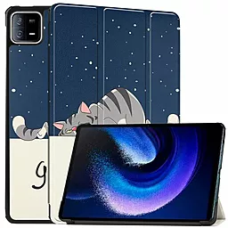 Чехол для планшета BeCover Smart Case для Xiaomi Mi Pad 6, Mi Pad 6 Pro 11" Good Night (709498) - фото Чехол для планшета BeCover Smart Case для Xiaomi Mi Pad 6, Mi Pad 6 Pro 11" Good Night (709498)