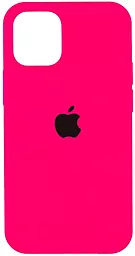 {"ru": "Чехол", "uk": "Чохол"} Silicone Case Full для Apple iPhone 12 Pro Max Neon Pink