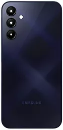 Задняя крышка корпуса Samsung Galaxy A15 A155 со стеклом камеры Brave Black - фото Задняя крышка корпуса Samsung Galaxy A15 A155 со стеклом камеры Brave Black
