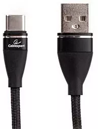 Кабель Cablexpert USB-A - Type-C 12w 2.4a 1м cable Black (CCPB-C-USB-11BK)