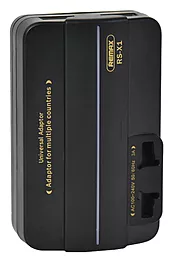 Мережевий зарядний пристрій Remax Travel Adapter 2USB Universal Black (RS-X1)