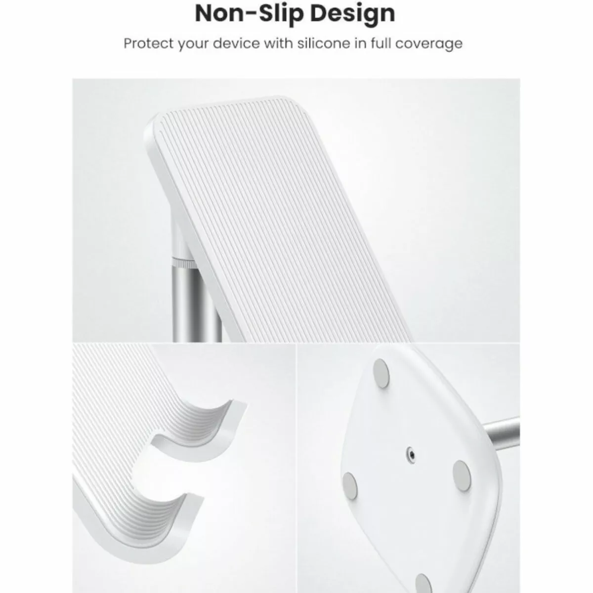 Держатель Ugreen LP280 Adjustable Desk Phone Holder White (UGR-80358) - фото 3