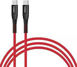 Кабель Intaleo CBRNYTT1 USB Type-C - Type-C 18w 3a 1.2м PD cable Red (1283126504112)