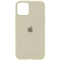 Чехол Silicone Case Full для Apple iPhone 12 Pro Max Antique White