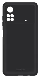 Чехол MAKE Xiaomi Poco M4 Pro 4G Skin (Matte TPU) Black