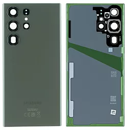 Задня кришка корпусу Samsung Galaxy S23 Ultra S918 зі склом камери Original Green