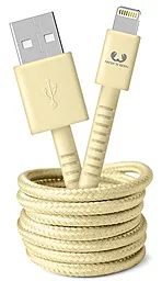 Кабель USB Fresh 'n Rebel Fabriq Lightning Cable 1,5m Buttercup (2LCF150BC) - миниатюра 2