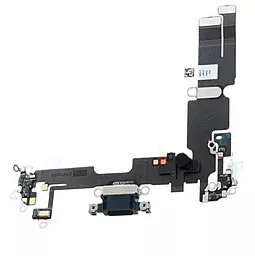 Нижний шлейф Apple iPhone 14 Plus c разъемом зарядки, гарнитуры, синхронизации и микрофоном Original Midnight