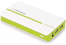 Повербанк Esperanza Atom (EMP107WG) 11000 mAh White-Green - фото Повербанк Esperanza Atom (EMP107WG) 11000 mAh White-Green