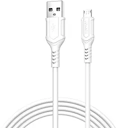 Кабель Jokade JA010 USB-A - micro USB 12w 3a 1м cable White - фото Кабель Jokade JA010 USB-A - micro USB 12w 3a 1м cable White