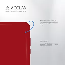Чохол ACCLAB SoftShell для Xiaomi Redmi 8A Red - мініатюра 3