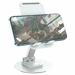 Держатель для смартфона BOROFONE BH75 Flawless folding rotatable desktop holder White - миниатюра 3 Держатель для смартфона BOROFONE BH75 Flawless folding rotatable desktop holder White - миниатюра 3