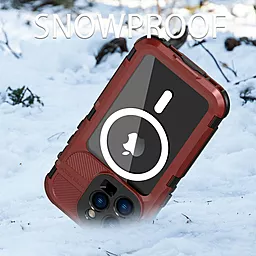 Чехол Shellbox M Waterproof Case with MagSafe для iPhone 14 Red + Black - миниатюра 8