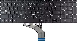 Клавиатура для ноутбука HP Pavilion 15-dw подсветка клавиш, Black