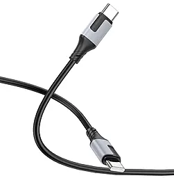 Кабель Borofone BX101 Creator USB Type-C - Type-C 60w 3a 1м PD cable Black - миниатюра 2 Кабель Borofone BX101 Creator USB Type-C - Type-C 60w 3a 1м PD cable Black - миниатюра 2