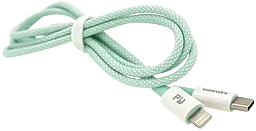 Кабель iKaku KSC-723 GAOFEI USB Type-C - Lightning 20w 3a 1м PD сable Green - фото Кабель iKaku KSC-723 GAOFEI USB Type-C - Lightning 20w 3a 1м PD сable Green