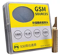 Паяльне жало типу "ніж" GSM Sources 900M-T-CJ - фото Паяльне жало типу "ніж" GSM Sources 900M-T-CJ