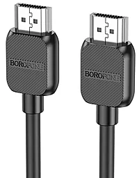 Відеокабель Borofone BUS02 HDMI v2.0 4k 60hz 1m black