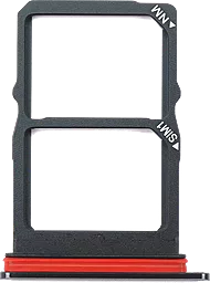 Держатель (лоток) Сим карты Huawei P30 и карты памяти Dual SIM Black