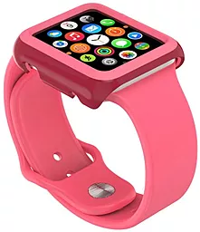 Чехол для умных часов CandyShell Fit Case for Apple Watch 38mm Pink (SPK-A4141) - миниатюра 2