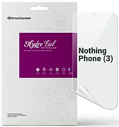 Гидрогелевая пленка ArmorStandart Anti-Blue для Nothing Phone (3) (ARM87832) - фото Гидрогелевая пленка ArmorStandart Anti-Blue для Nothing Phone (3) (ARM87832)