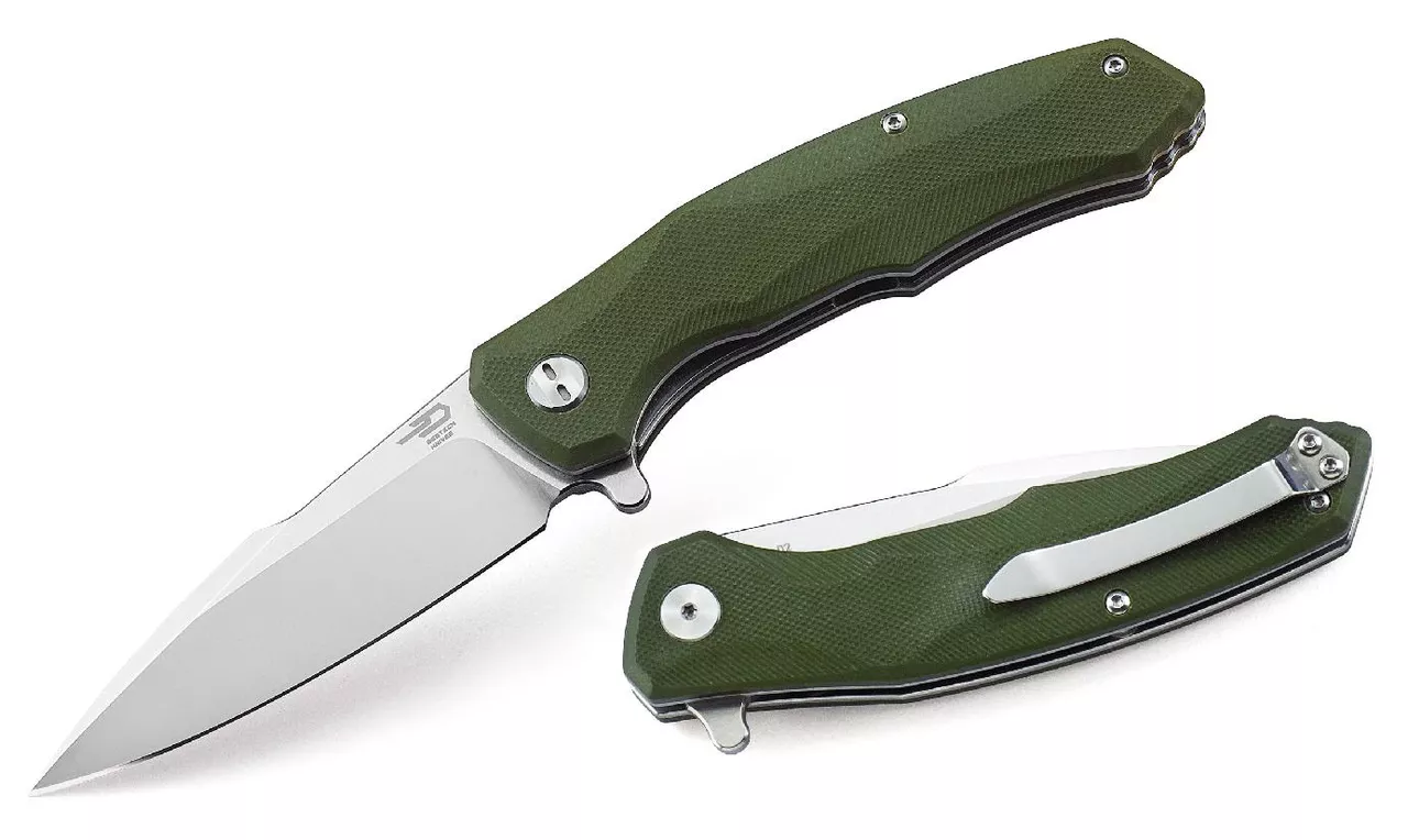 Ніж Bestech Knife Warwolf Army green (BG04B) Green - фото 2