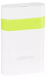 Повербанк Optima Promo Series OP-6 6000mAh White/Green