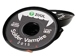 Лента-оплетка (для снятия припоя) 2uul DW16 Solder Vampire 2015 2.0 мм / 1.5 м на катушке - фото Лента-оплетка (для снятия припоя) 2uul DW16 Solder Vampire 2015 2.0 мм / 1.5 м на катушке