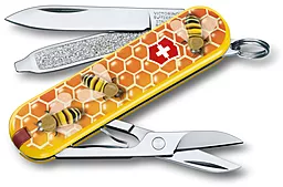 Мультитул Victorinox Classic LE 2017 Honey Bee (0.6223.L1702)