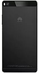 Задняя крышка корпуса Huawei P8 со стеклом камеры Original Black - фото Задняя крышка корпуса Huawei P8 со стеклом камеры Original Black