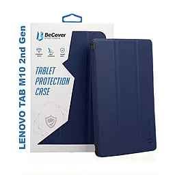 Чехол для планшета BeCover Smart Case Lenovo Tab M10 TB-X306F HD (2nd Gen) Deep Blue (705628) - фото Чехол для планшета BeCover Smart Case Lenovo Tab M10 TB-X306F HD (2nd Gen) Deep Blue (705628)