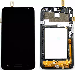 Дисплей LG L70 (D320) з тачскріном і рамкою, оригінал, Black