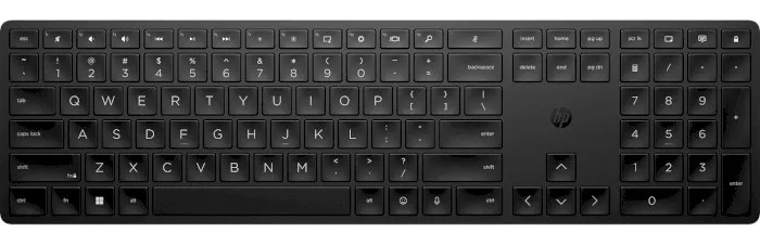 Клавіатура HP 455 Programmable Wireless Keyboard Black (4R177AA) - фото 1