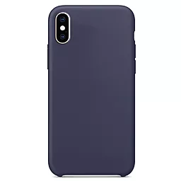 Чехол 1TOUCH Silicone Soft Cover Apple iPhone XS Max Midnight Blue