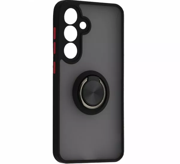 Чохол 1TOUCH Gingle Ring Case для Samsung Galaxy S24  Black - фото 1