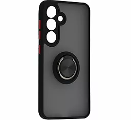 Чехол 1TOUCH Gingle Ring Case для Samsung Galaxy S24 Black - фото Чехол 1TOUCH Gingle Ring Case для Samsung Galaxy S24 Black