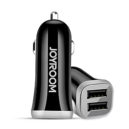 Автомобильное зарядное устройство Joyroom Car Charger 2 USB 3.1A Black (C-M216)