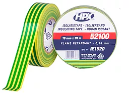 Ізострічка HPX 52100 0.15мм x 19мм x 20м жовто/зелена - фото Ізострічка HPX 52100 0.15мм x 19мм x 20м жовто/зелена