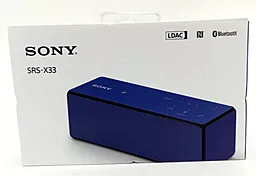 Колонки акустические Sony SRS-X33 Blue - миниатюра 4