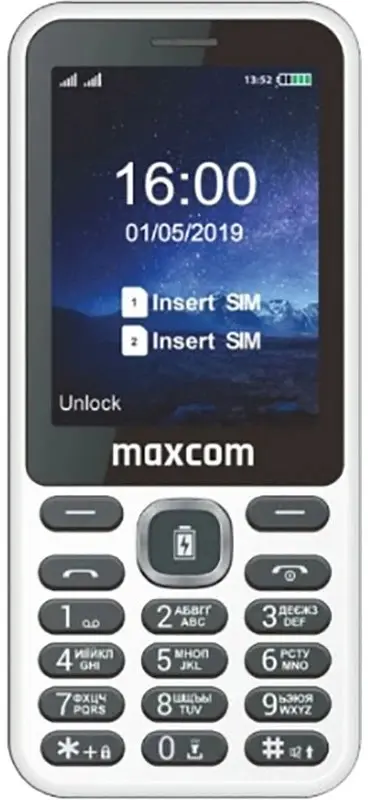 Мобільний телефон Maxcom MM814 Type-C White  - фото 1