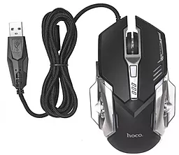 Комплект (клавіатура+мишка) Hoco GM12 Light And Shadow RGB Gaming Black - мініатюра 5