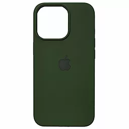 {"ru": "Чехол", "uk": "Чохол"} Silicone Case Full для Apple iPhone 14 Pro Max Atrovirens Green