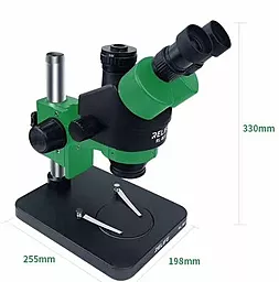Тринокулярний мікроскоп Relife RL M3T-B1 з камерою 38 Мп - мініатюра 3