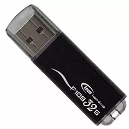 Флешка Team 32 Гбайт, F108 Black (TF10832GB01), пластик, чорний, USB 2.0