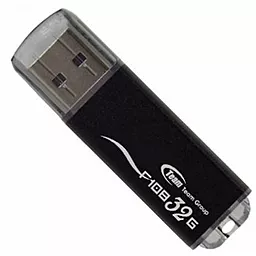 Флешка Team 32 Гбайт, F108 Black (TF10832GB01), пластик, чорний, USB 2.0 - фото Флешка Team 32 Гбайт, F108 Black (TF10832GB01), пластик, чорний, USB 2.0